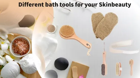 Skin Cleaning Custom Logo Wooden Body Brush Massager