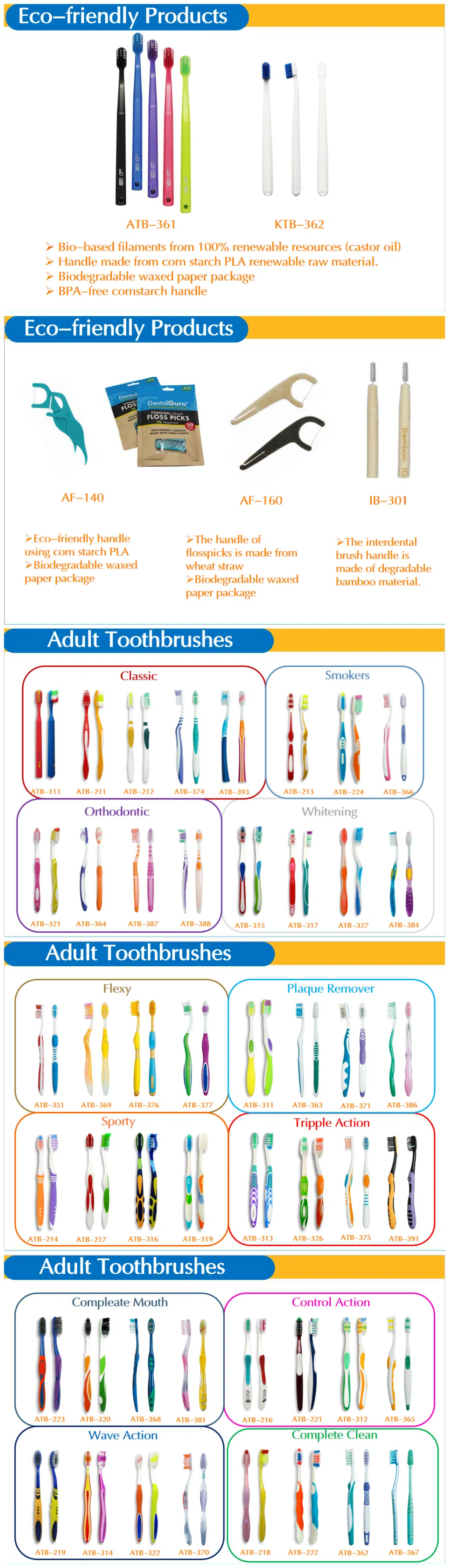 Personal Care Kids Toothbrush with Nice Shape