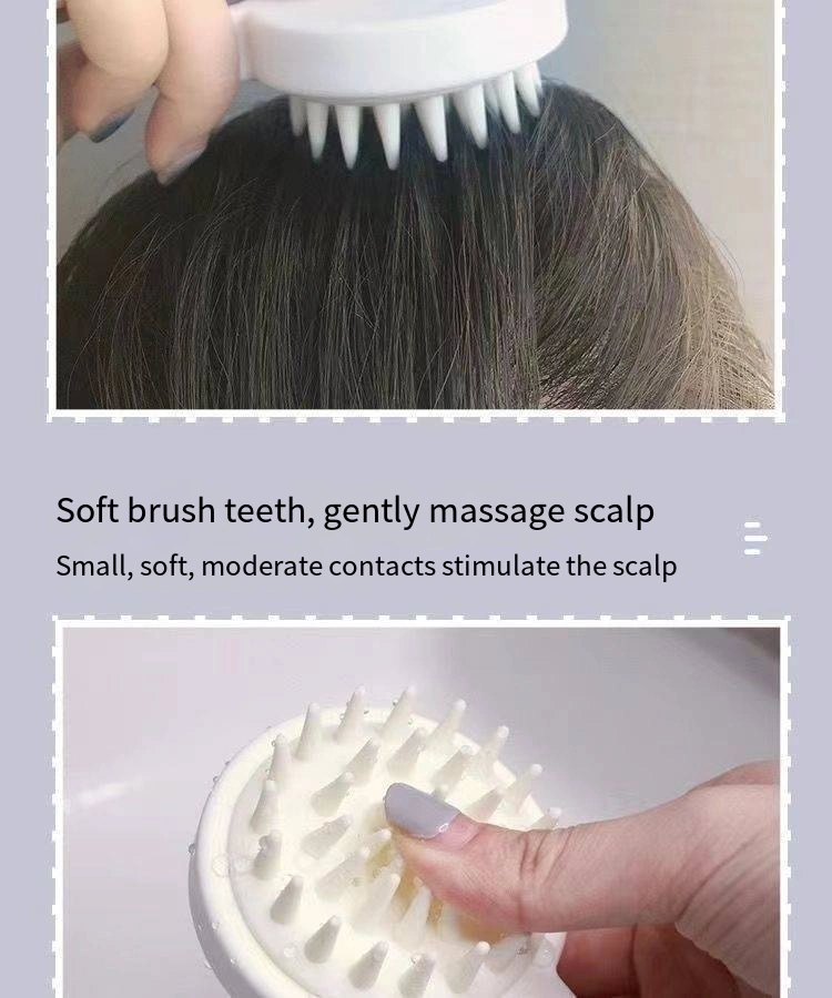 Hair Washing Artifact Hair Washing Comb Cleaning Massage Scalp Silicone Comb Anti-Dandruff Hair Washing Comb Household Adult Brush