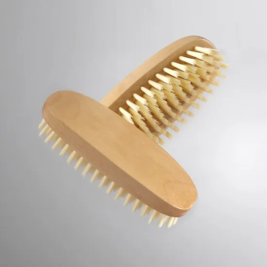 Household Natural Wooden Scrubbing Cleaning Shoes Brush 