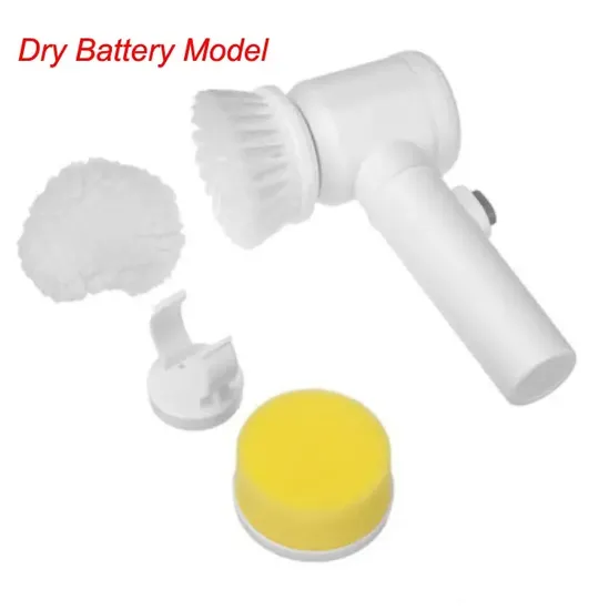 Mini Portable Electric Kitchen Bathroom Sink Bathtub Floor Toilet Tub Cleaning Brushes 
