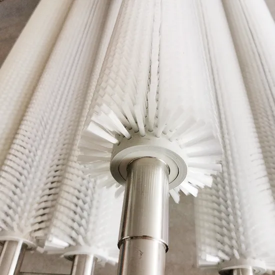 Cleaning Dusting Industrial Brush Roller Spiral Spring Nylon Roller Brush 