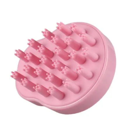 Hot sale silicone shampoo brush head cleaning, body massage bath brush 