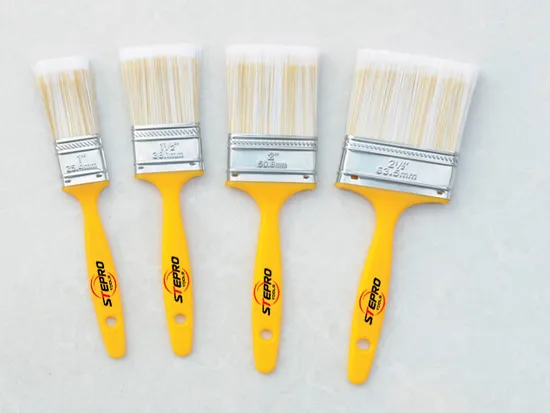 Plastic Handle Pet Hollow Tapered Filament Brush, /Painting Tools/Bristle Brush/Hand Brush 12mm 