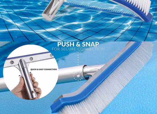 Factory Direct Supply 1438 20′ ′ /50cm Premium Polybristle Floor and Wall Pool Brush