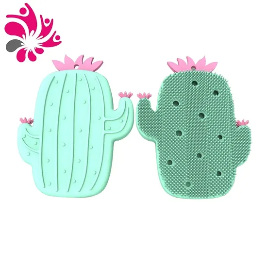 Soft Exfoliating Body Bath Shower Scrubber Sponge Loofah Silicone Bathing Brush 