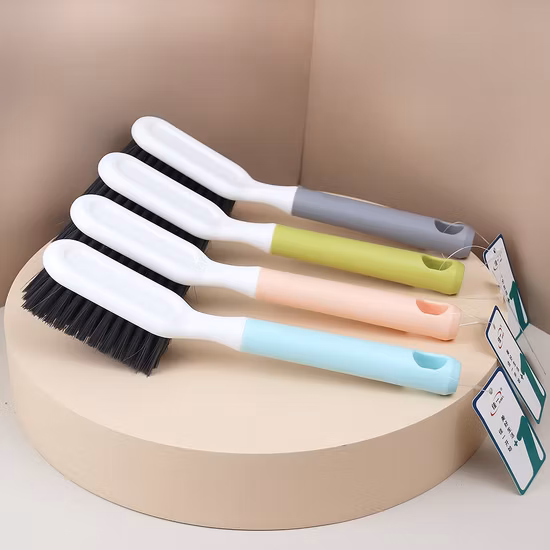 Jy 1097 Factory Shoe Brush Long Handle Scrub Brush for Shoes Cleaning Plastic Shoe Brush Household Items 