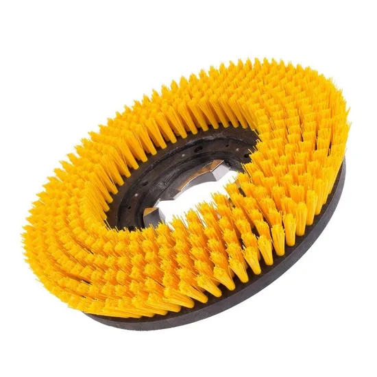 Versatile Floor Cleaning Scrubber Brush with Locking Water Pad 