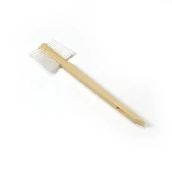 Hot Selling Plastic Double Head Kitchen Crevice Cleaning Brush 