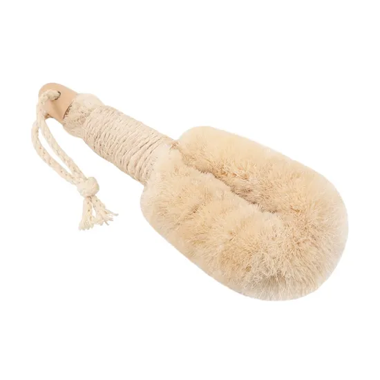 Quality Assurance Hanging Rope Sisal Massage Body Home Plant Fiber Bath Brush 