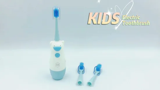 OEM Teeth Whitening Battery Powered Waterproof Sonic Kids Electric Toothbrush 