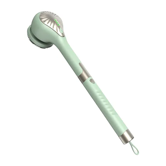 Wholesale Body Cleaning Brush Silicone USB Rechargeable 2 Speeds Rotating Shower Brush SPA Waterproof 