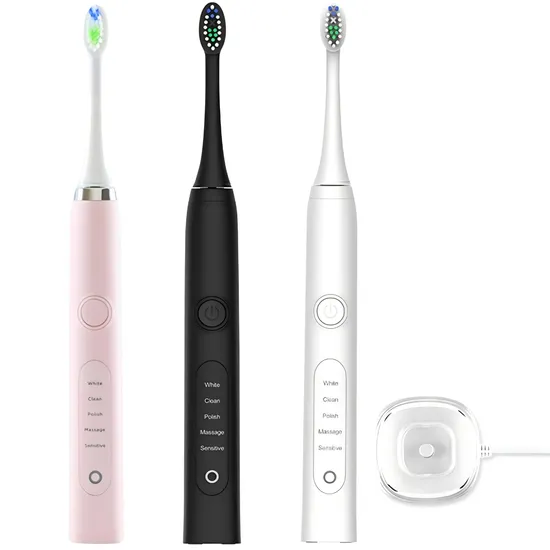 OEM/ODM Factory Wholesale Waterproof Rechargeable Travel Smart Whitening Personal Care Power Sonic Battery Electric Toothbrush 