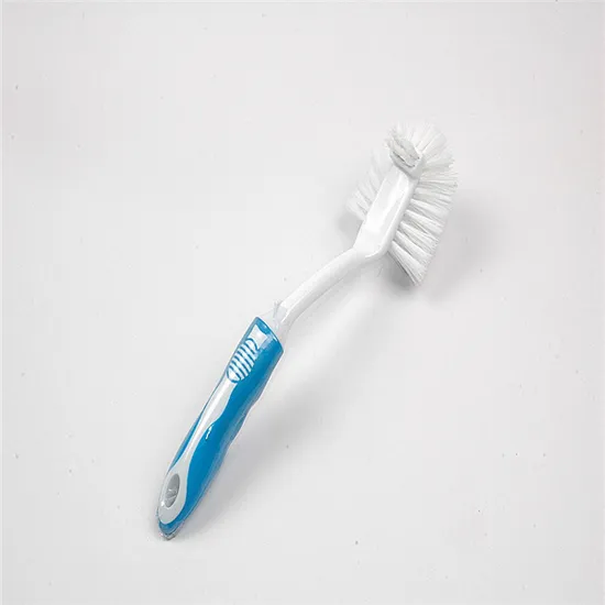 Plastic Handle Kitchen Cleaning Double Effect Dish Brush 