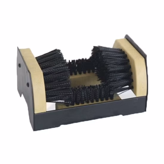 Wooden Shoe Cleaner Boot Brush with Scraper 